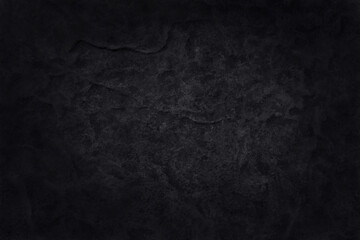 Dark gray black slate stone wall texture background in natural pattern for decorative interior and exterior.