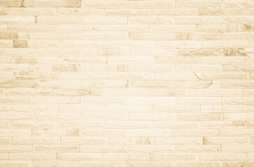Cream and white brick wall texture background. Brickwork and stonework flooring interior rock old pattern 