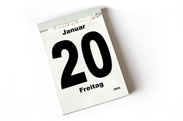 20. Januar 2023