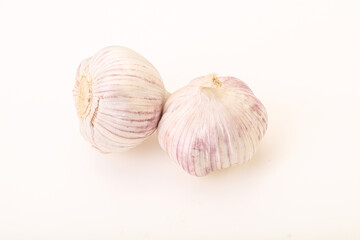 Fresh ripe and tasty garlic
