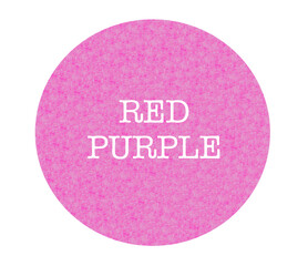 水彩のパレット　赤紫