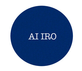 水彩のパレット　藍色