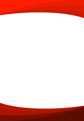 Geschwungene Layout Vorlage: Dunkelrot, Rot, Hellrot