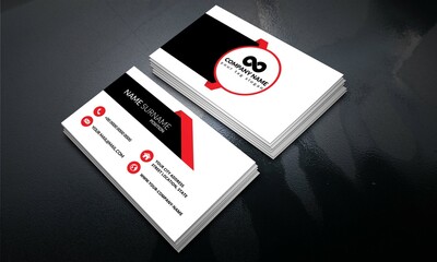 Modern smart colour full business card design