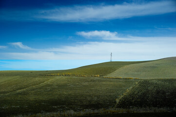 Mountain and sky 