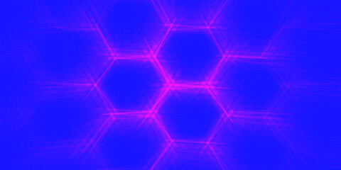 abstract blue background with hexagons