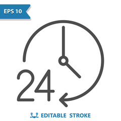 Around The Clock Icon