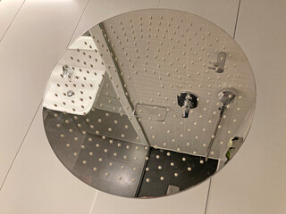 ducha inoxidable de techo alcachofa cuarto de baño hotel IMG_4117-as21