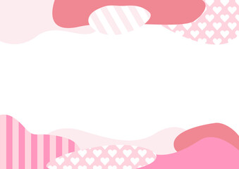 北欧風バレンタイン用フレーム素材