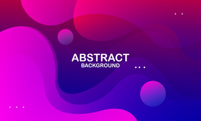 Abstract blue and pink wave background. Vector illustration