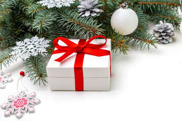 Image with Christmas ornaments.