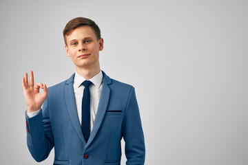 man in suit office professional success manager