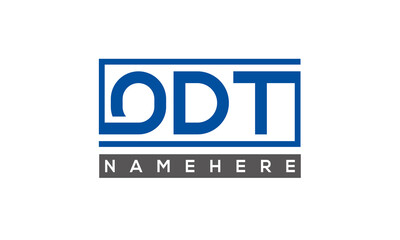 ODT creative three letters logo