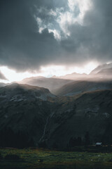 atmosphere clouds in mountains