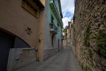 Fototapeta na wymiar The Jewish Quarter in the city of Girona, Spain