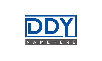 DDY creative three letters logo