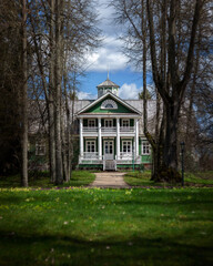 The estate in which Pushkin's parents lived with the same name Pushkin Hills. Mikhailovskoe,...