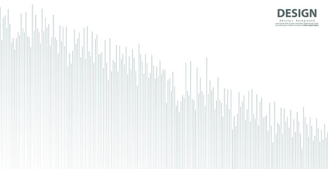 Abstract warped Diagonal Striped Background. Vector curved twisted slanting, waved lines texture. Brand new style for your business design