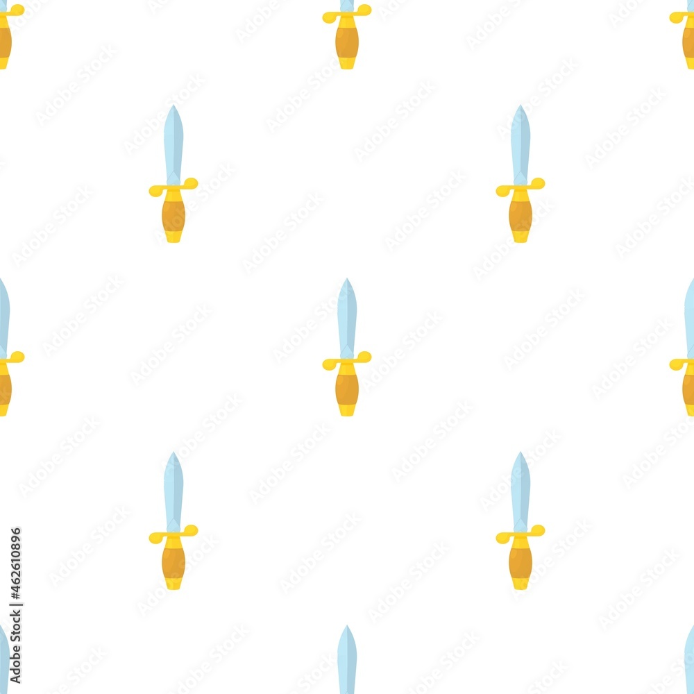 Poster medieval dagger pattern seamless background texture repeat wallpaper geometric vector
