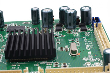 Platinen, elektronische Bauelemente, Mikroschaltungen