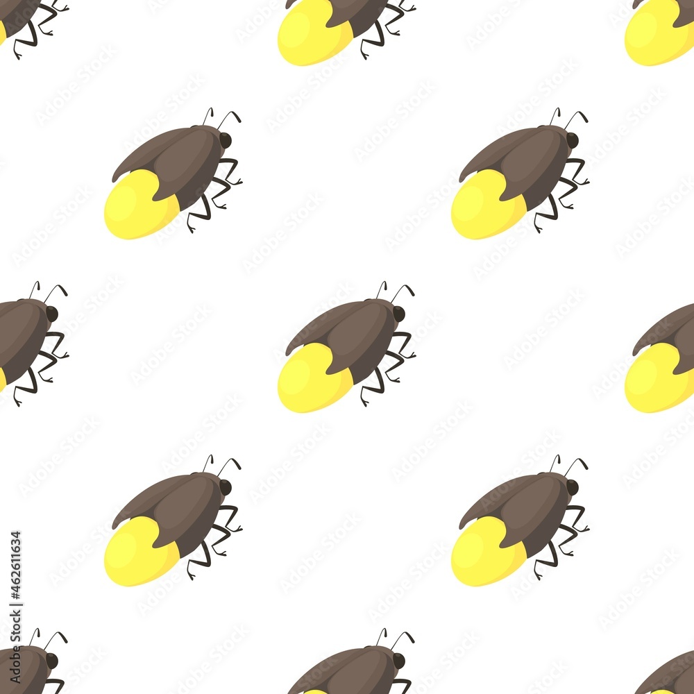 Poster firefly bug pattern seamless background texture repeat wallpaper geometric vector