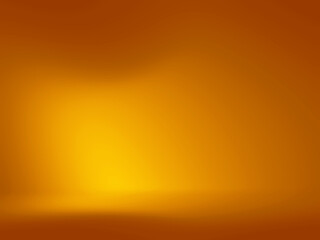 Elegant and beautiful studio background. Orange and yellow background.