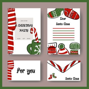 set  christmas invitions