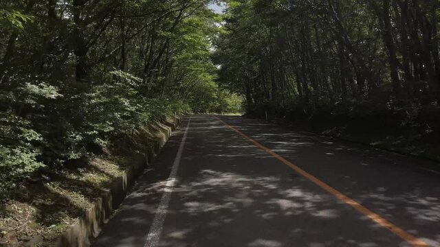 蔵王エコーラインのドライブ