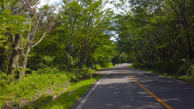 蔵王エコーラインのドライブ