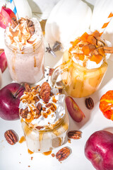 Apple, pumpkin and pecan pie smoothie