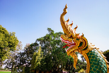 Naga Head the King of sneak serpent statue