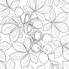 mongongo vector pattern on white background