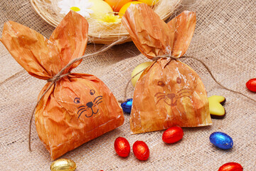 Ostergeschenke in kleinen Tüten