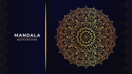 Luxury Islamic Decorative Mandala Background Design.