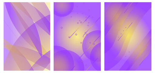 Set of Abstract Backgrounds