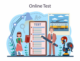 Portuguese language learning online service or platform. Language school