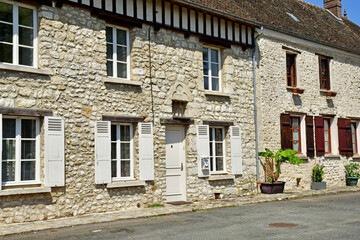 Montchauvet; France - july 20 2021 : picturesque village