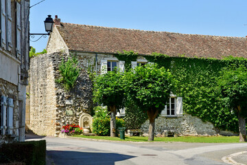 Fototapeta na wymiar Montchauvet; France - july 20 2021 : picturesque village
