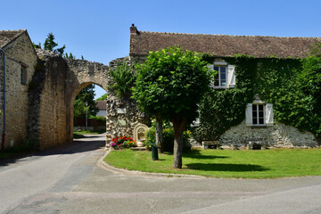 Montchauvet; France - july 20 2021 : picturesque village