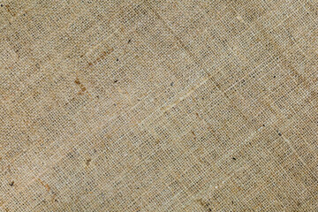 Burlap texture used background, sackcloth textured background