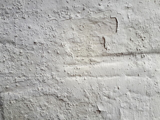 Old grunge white concrete texture wall