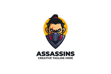 Assassin Mascot Logo