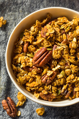 Healthy Homemade Autumn Pumpkin Spice Granola