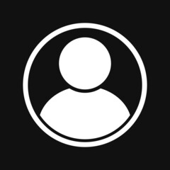 User Icon on grey background