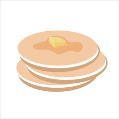stack of pie cake vector design isolated on white background