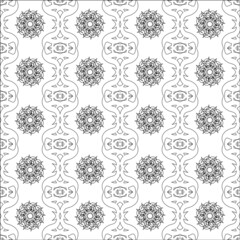 vector line white and black ornament pattern