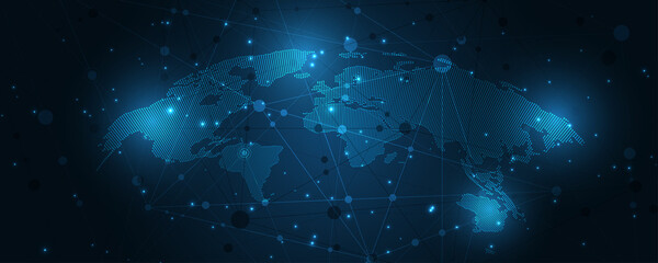 Cloud computing storage technology background digital data services innovation concept