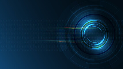 Technology background Hi-tech communication concept innovation abstract background vector illustration