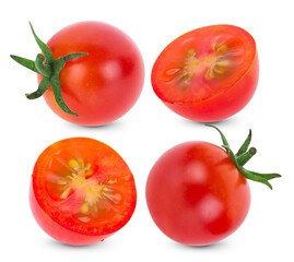 Fresh tomato isolated on white background
