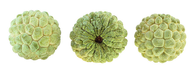 Sugar Apple fruit Isolated on white background